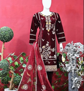 𝗣𝗿𝗲𝗺𝗶𝘂𝗺 𝗩𝗲𝗹𝘃𝗲𝘁 𝗠𝗮𝗿𝗼𝗼𝗻 𝗪𝗶𝗻𝗲 𝗦𝘁𝗶𝘁𝗰𝗵𝗲𝗱 𝗦𝘂𝗶𝘁